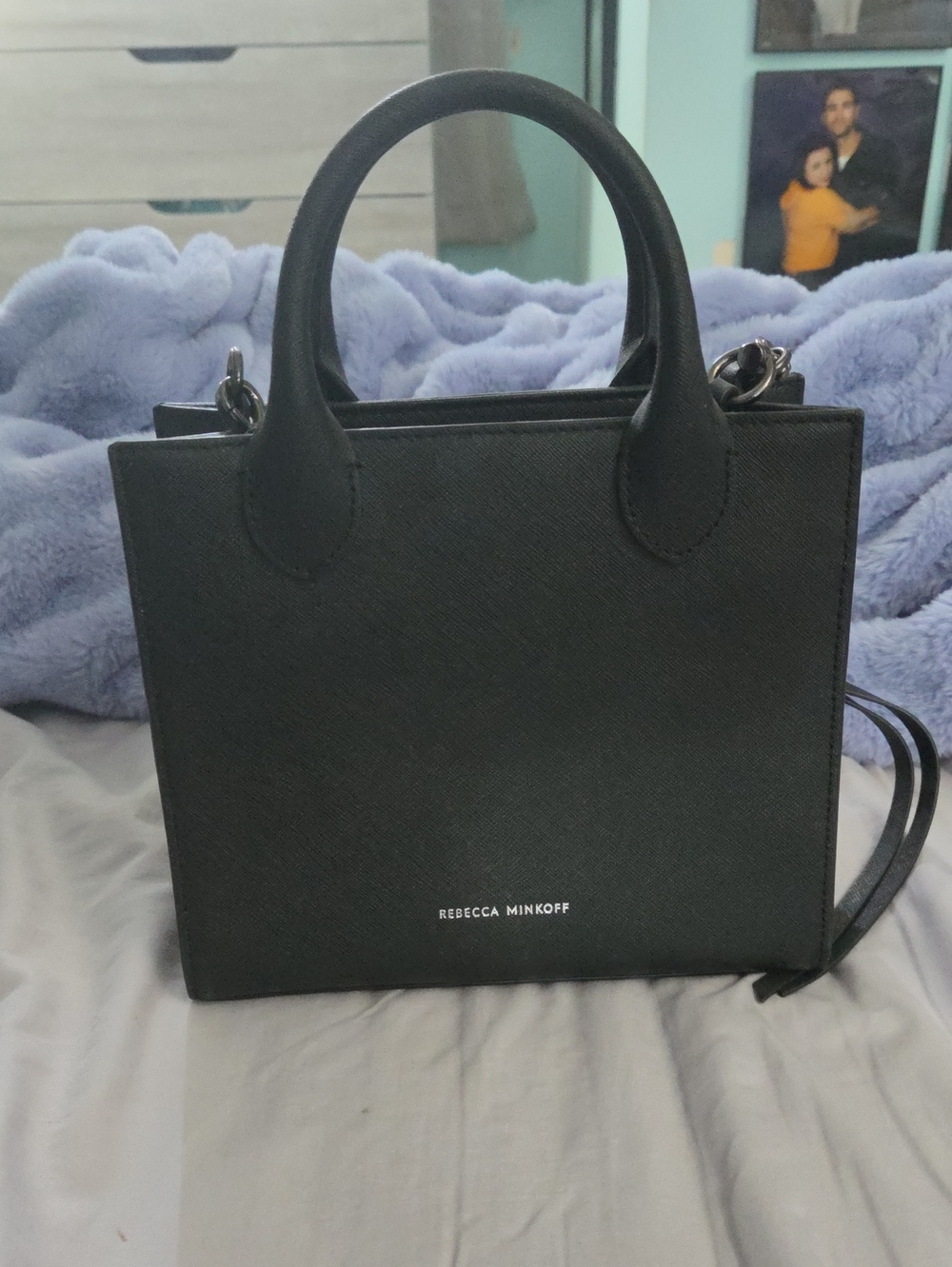 Rebecca Minkoff Black Structured Mini Tote